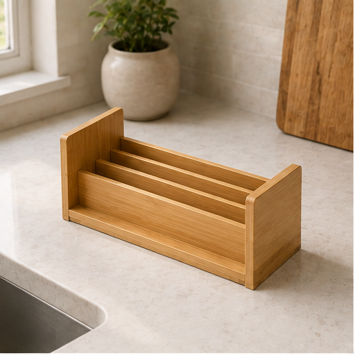 Bamboo Cutting Board Holder