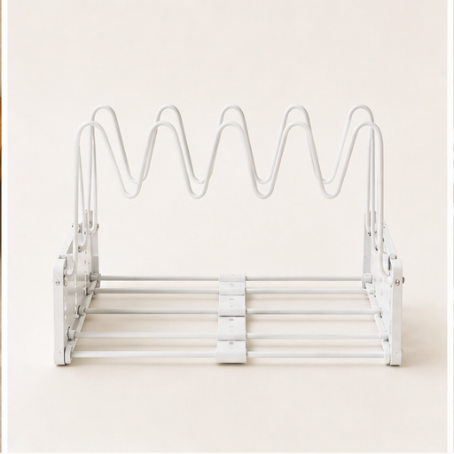 Adjustable Pot Lid Organizer