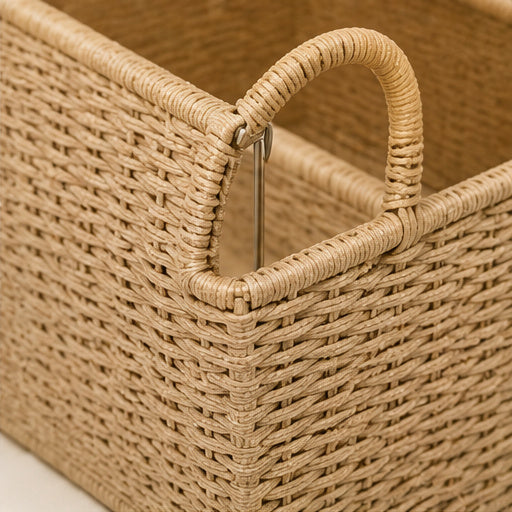 Woven Storage Basket with Handles