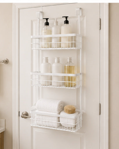 Over-the-Door Bathroom Organizer