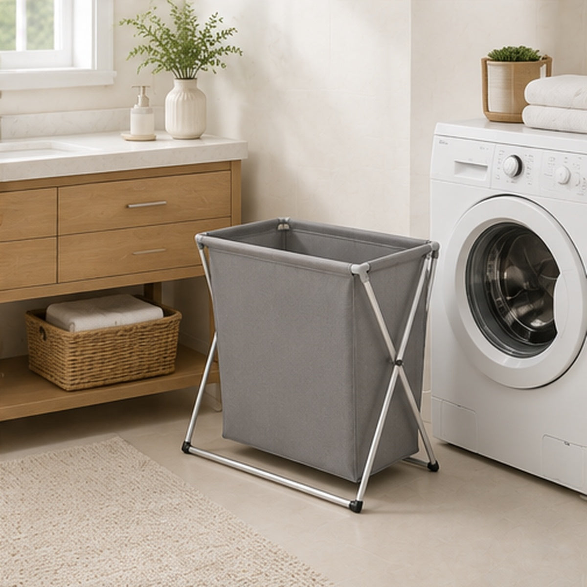 Foldable Laundry Storage Basket