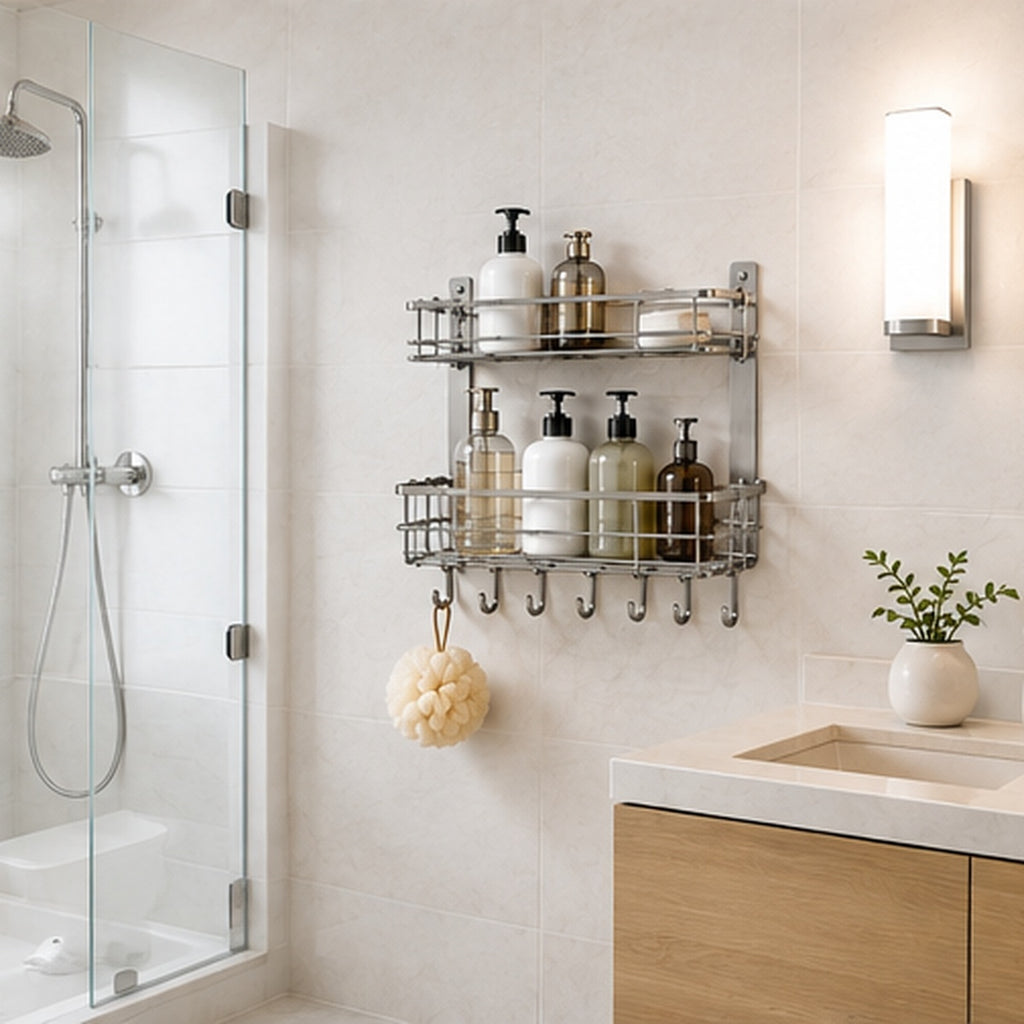 Wall-Mount Shower Caddy