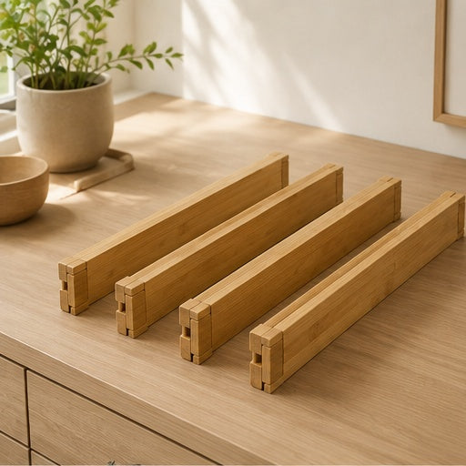 Bamboo Drawer Divider Set