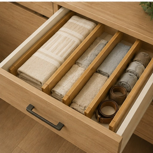 Bamboo Drawer Divider Set
