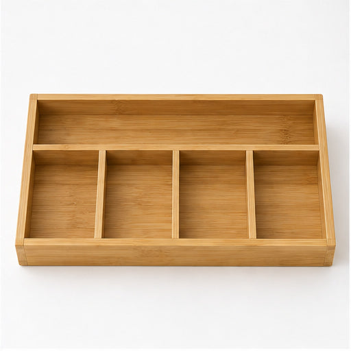 Bamboo Desk Drawer Organizer