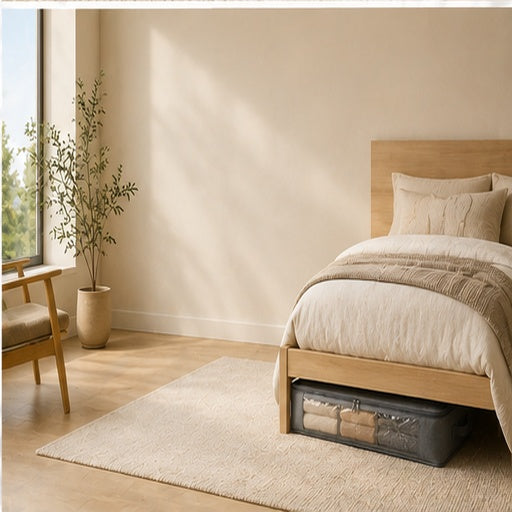 Under-Bed Storage Bag with Clear Window